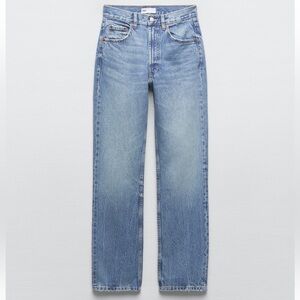 Zara full length blue jeans